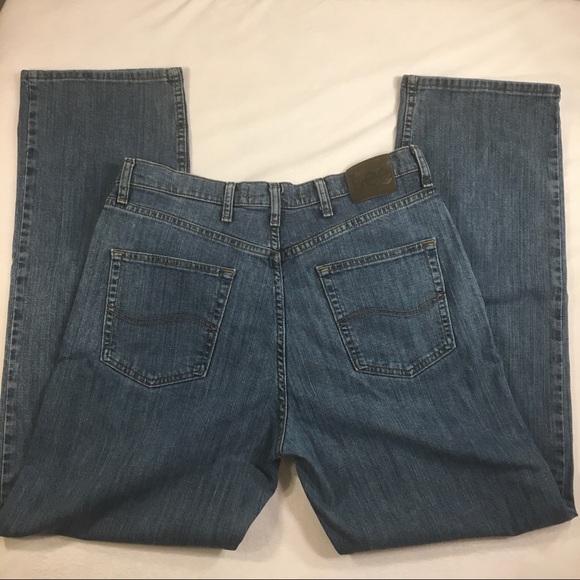 Vintage Lee Relaxed Fit Straight Leg Jeans 34x32 - Picture 4 of 14